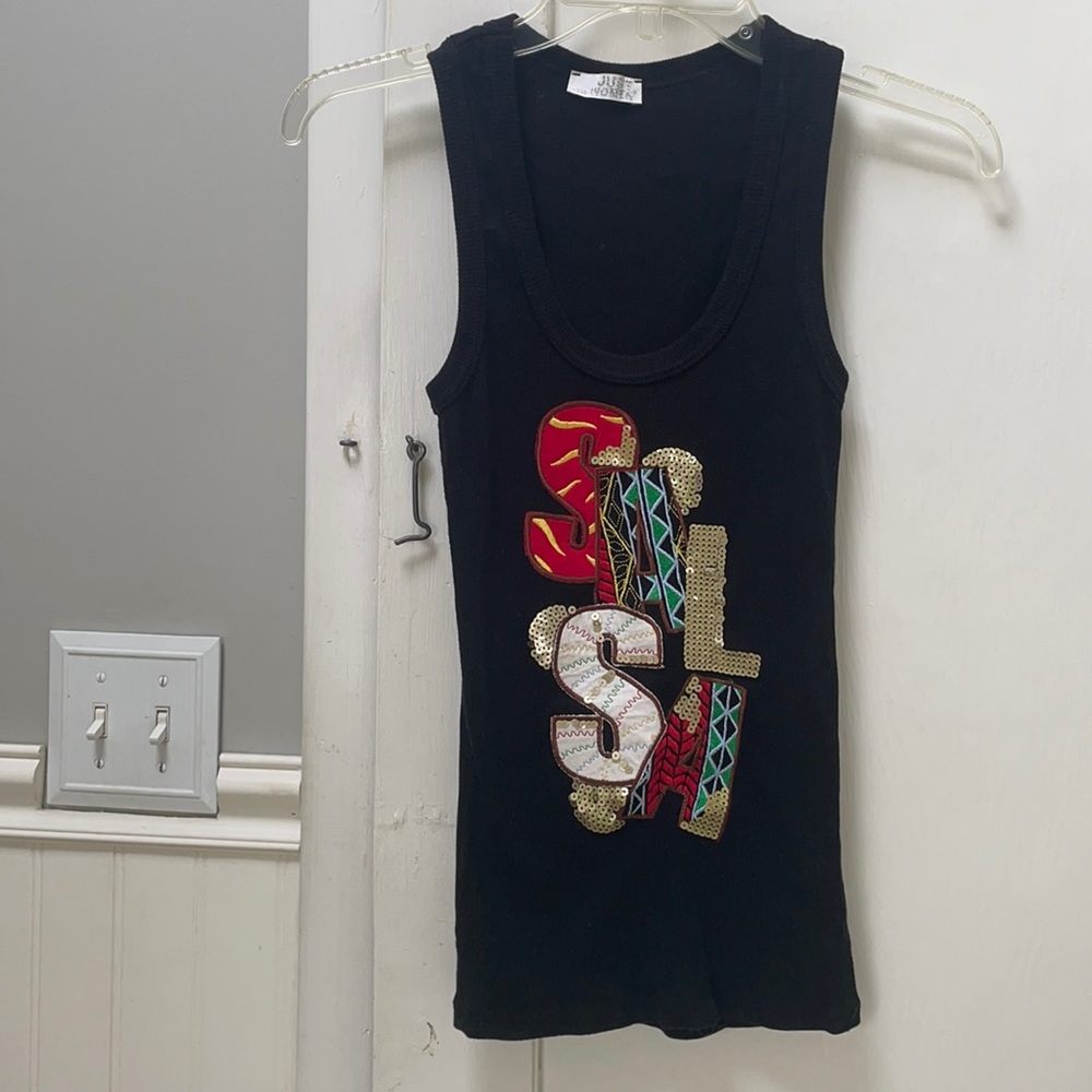 SALSA unique sweater tank top